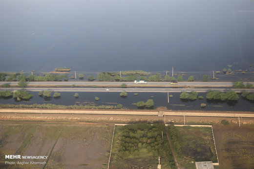 مناطق درگیر سیل در خوزستان
