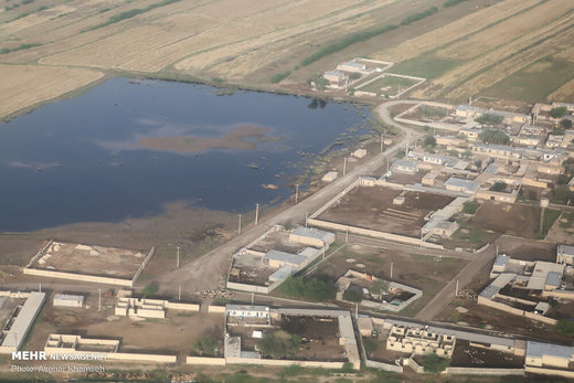 مناطق درگیر سیل در خوزستان