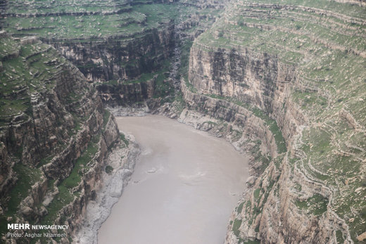 مناطق درگیر سیل در لرستان