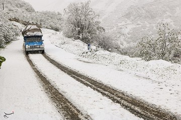 بارش برف در اشکورات گیلان