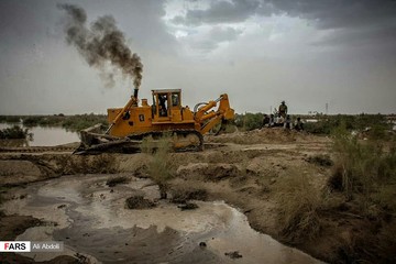 امدادرسانی به سیل‌زدگان هیرمند