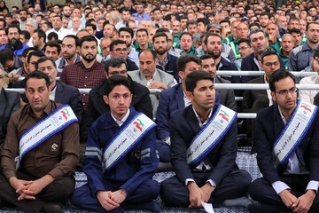 دیدار جمعی از کارگران سراسر کشور با رهبر معظم انقلاب اسلامی