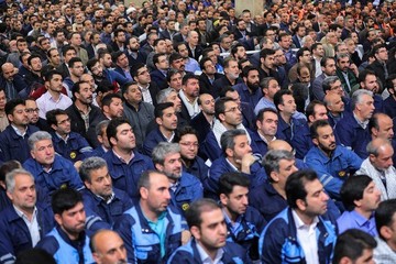 دیدار جمعی از کارگران سراسر کشور با رهبر معظم انقلاب اسلامی