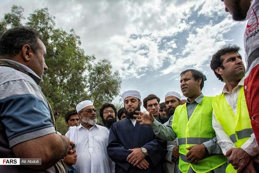 امدادرسانی به سیل‌زدگان هیرمند