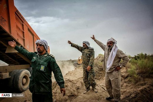 امدادرسانی به سیل‌زدگان هیرمند