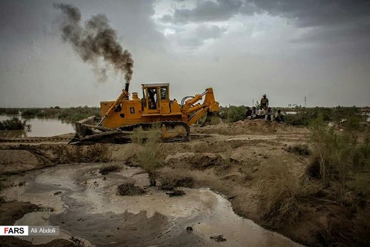 امدادرسانی به سیل‌زدگان هیرمند