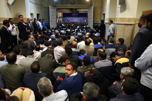 دیدار جمعی از کارگران سراسر کشور با رهبر معظم انقلاب اسلامی