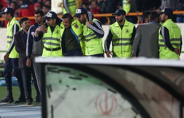 حضور شبانه‌روزی پلیس مقابل هتل پرسپولیس