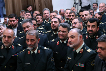 دیدار جمعی از فرماندهان نیروی انتظامی
