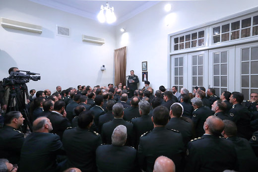 دیدار جمعی از فرماندهان نیروی انتظامی