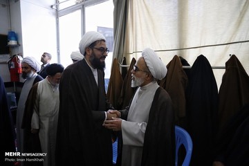 مراسم ترحیم طلبه همدانی