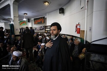 مراسم ترحیم طلبه همدانی