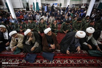 مراسم ترحیم طلبه همدانی