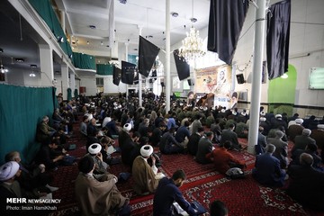 مراسم ترحیم طلبه همدانی