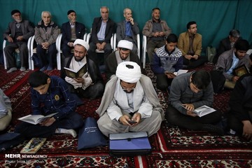 مراسم ترحیم طلبه همدانی