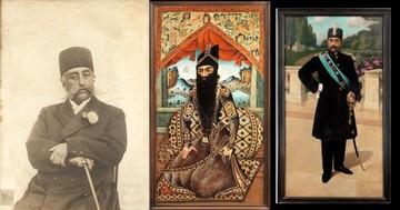 حراج نقاشی‌ و عکس‌های شاهان ایران در لندن/ تصاویر