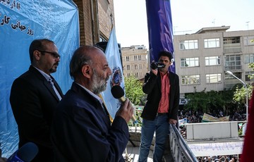 تجمع بزرگ کارگران به مناسبت روز جهانی کارگر