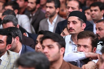 دیدار معلمان و فرهنگیان با رهبر معظم انقلاب اسلامی