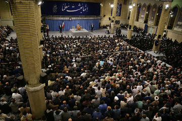 دیدار معلمان و فرهنگیان با رهبر معظم انقلاب اسلامی