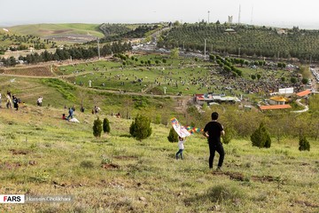 جشنوارۀ آسمان رنگارنگ در بوستان باراجین