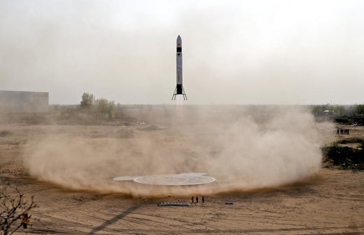 آزمایش راکت RLV-T5 در استان شاندونگ چین