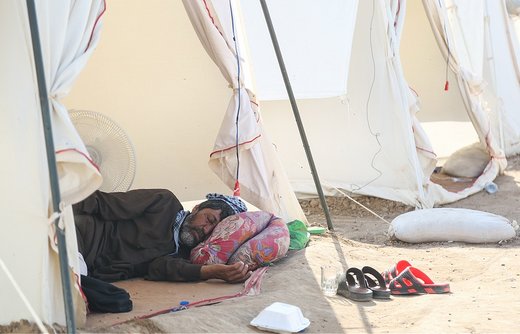 روزگار دشوار سیل‌زدگان روستای بُندهِ در اردوگاه