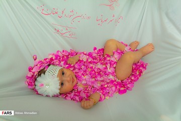 آیین گل‌غلتان نوزادان در امیریه
