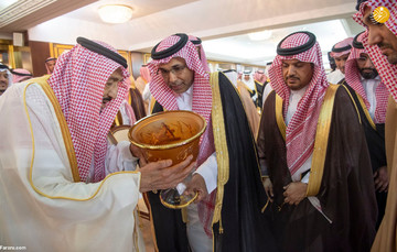 ملک سلمان و بن سلمان در فینال جام پادشاهی عربستان