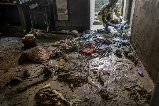 خسارات طوفان فانی در هند