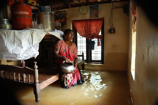 خسارات طوفان فانی در هند