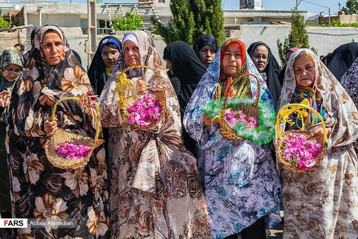 آیین گل‌غلتان نوزادان در امیریه