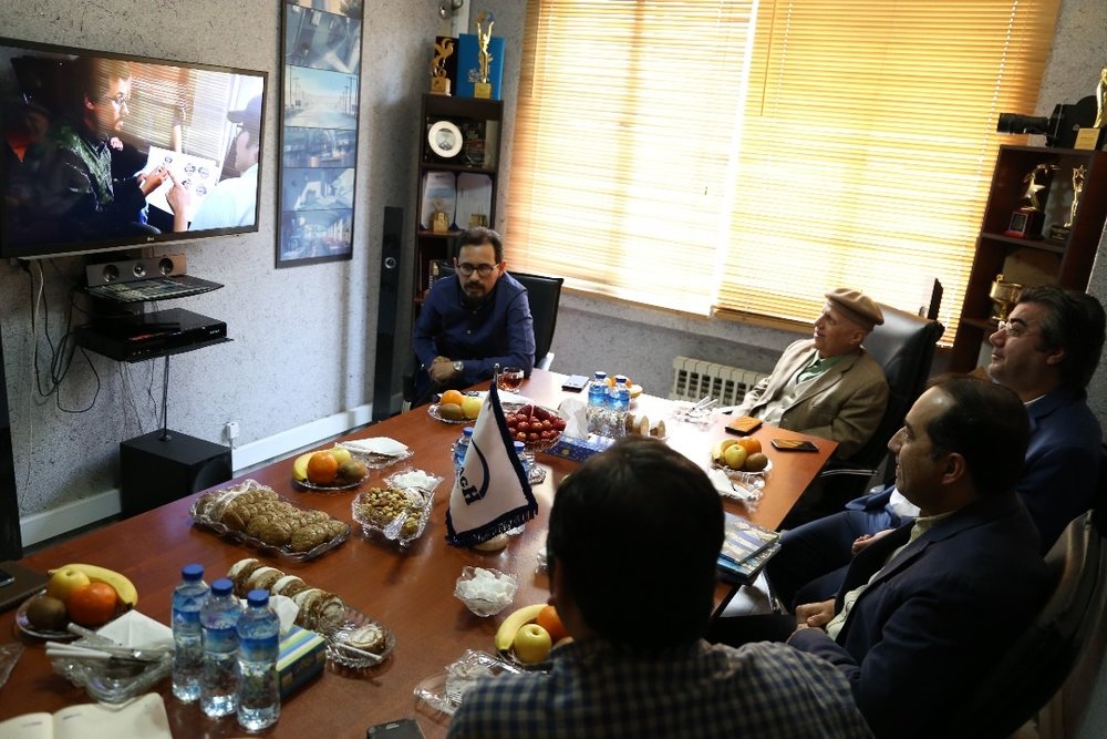 سرپرست سازمان سینمایی از روند تولید انیمیشن سینمایی «آبتین» بازدید کرد