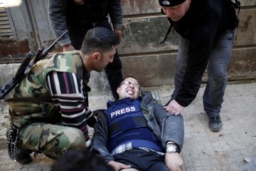 خبرنگاران در خط مقدم درگیری‌ها