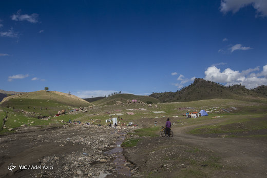 سیل‌زدگان لرستانی در پناه طبیعت