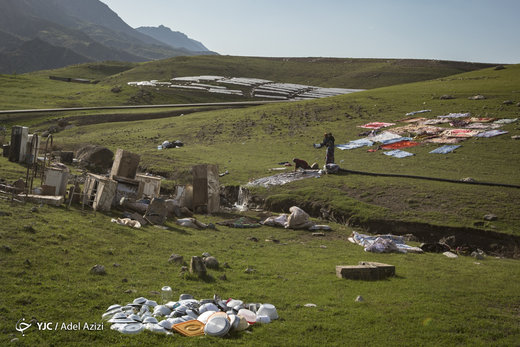 سیل‌زدگان لرستانی در پناه طبیعت