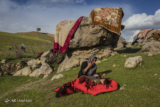 سیل‌زدگان لرستانی در پناه طبیعت