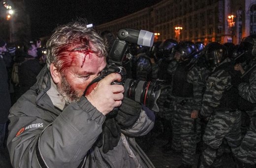 خبرنگاران در خط مقدم درگیری‌ها