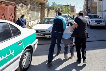 درگیری مسلحانه با مامور نیروی انتظامی در گرمی