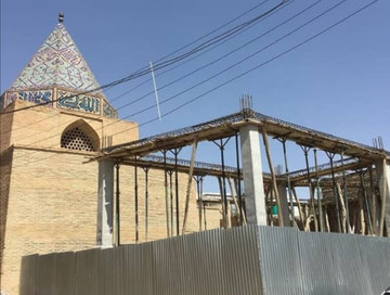تعرض به حریم بقعه تاریخی بابا قاسم در اصفهان/ میراث فرهنگی: ترسی از اصلاح مجوز نداریم