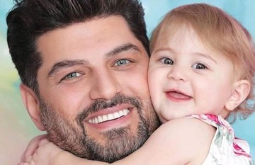 عکس | قابی زیبا از سام درخشانی و دخترش برکه