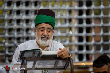مراسم جزءخوانی قرآن کریم در حرم حضرت عباس علیه‌السلام