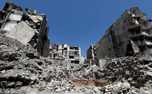 زندگی در ویرانه‌های خط مقدم شهر حلب