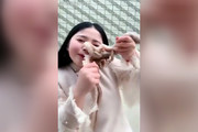 فیلم | عاقبت دختر جوانی که می‌خواست یک اختاپوس را زنده بخورد!