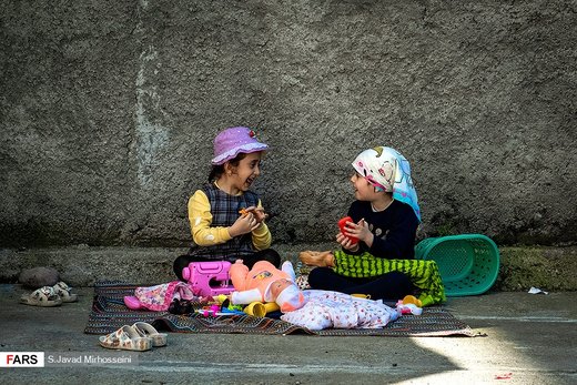 تصاویر | بازی در کوچه و خیابان به سبک بچه‌های دهه 90