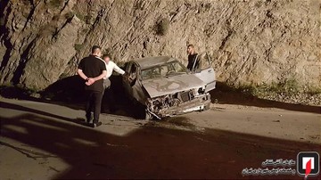 واژگونی پراید در جاده سولقان
