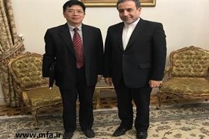 نماینده ویژه وزارت خارجه چین در امور افغانستان با عراقچی دیدار کرد
