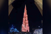 فیلم | فستیوال نور ماه رمضان روی برج خلیفه دبی