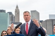 ورود شهردار نیویورک به انتخابات ۲۰۲۰/ عکس