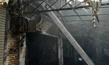 خسارت ۵ میلیارد ریالی آتش به شبکه برق بازار تبریز