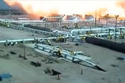 فیلم | لحظه انهدام پالایشگاهی که بزرگ‌ترین خط لوله نفت عربستان را متوقف کرد